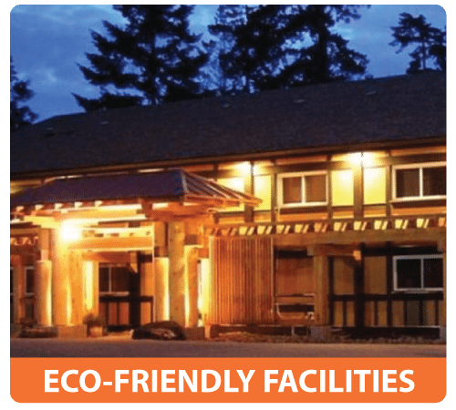 eco friendly facilities health retreat